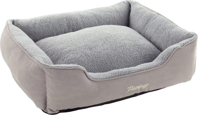 Mand Alisha Rechthoekig Grijs 80x67x22cm