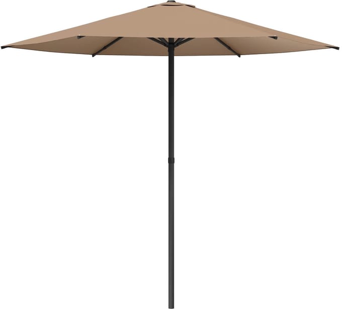 vidaXL - Tuinparasol - Rechthoekig - 2,3 - x - 2,3 - m - Polyester - Taupe