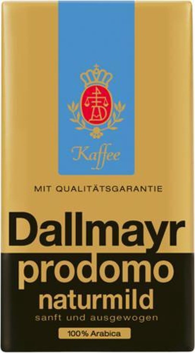 Dallmayr Prodomo Natuurmild Gemalen koffie - 12 x 500 gram