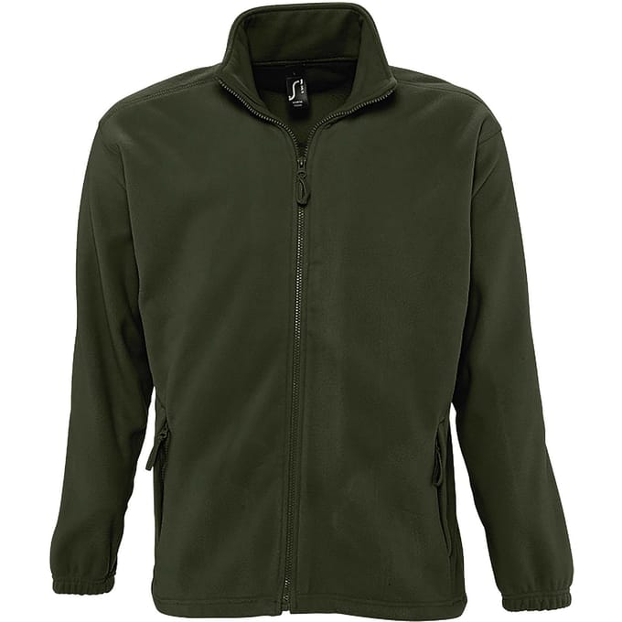 SOLS Heren North Full Zip Outdoor Fleece Jacket (Leger)