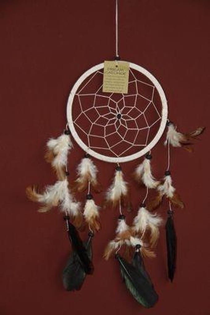 Dromenvanger / Dreamcatcher Ø18cm zonder kleintjes  - naturel