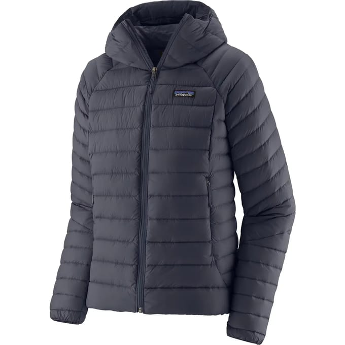 Patagonia Down Sweater Hoody Jas blauw