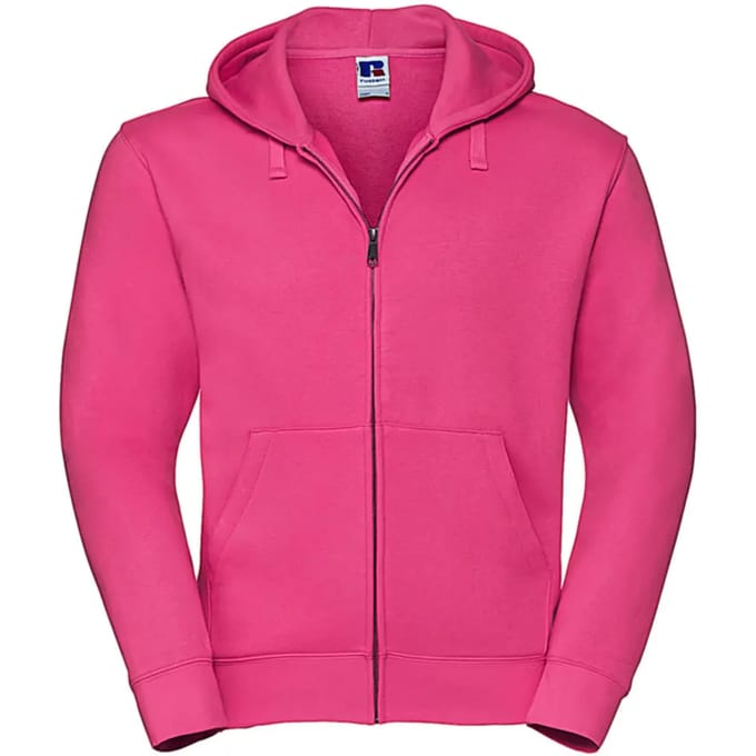 Authentic Full Zip Hoodie Sweatshirt 'Russell' Fuchsia - M