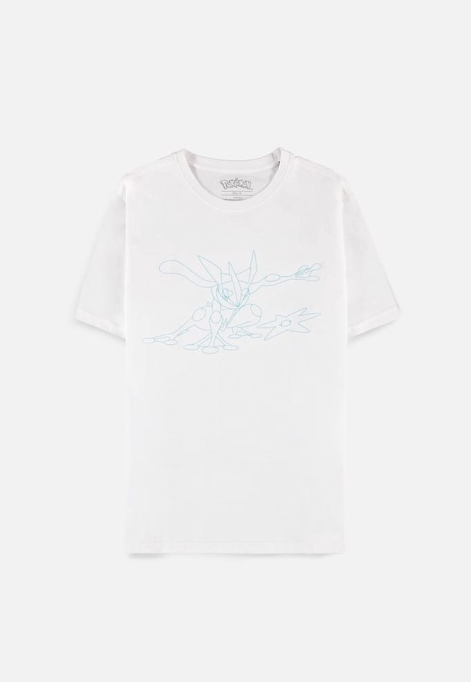 Pokémon - Greninja Heren T-shirt - M - Wit