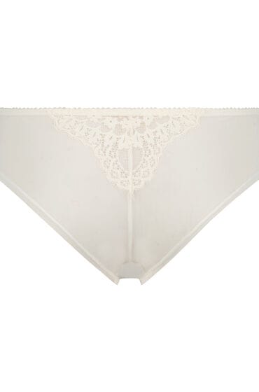Hunkemöller Dames Lingerie Brazilian Daisy - Wit - maat M
