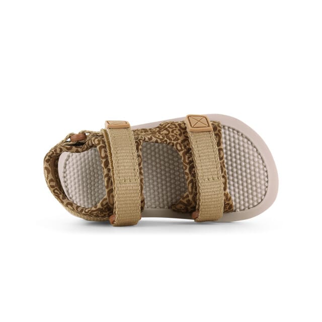 Shoesme Panterprint Lichtgewicht Sandaal - Sandalen Kind - Meisjes - Leopard Grey - Spandex - Maat 25