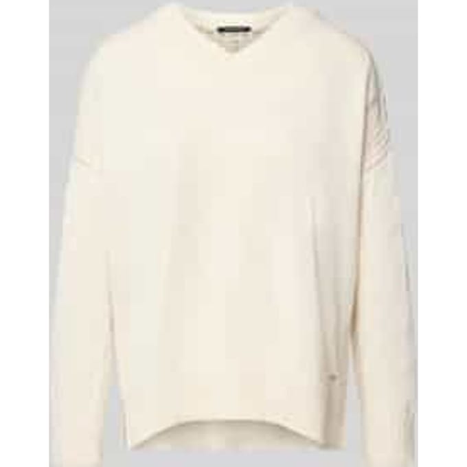 gebreide pullover met V-hals