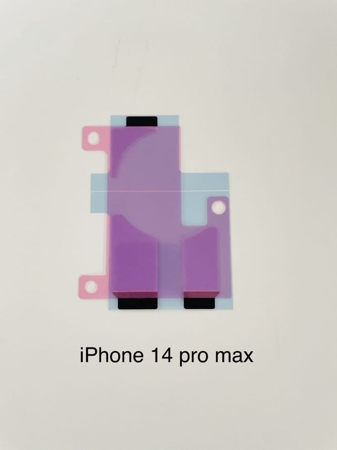 iPhone 14 pro max batterij sticker / Adhesive - Originele Pasvorm.