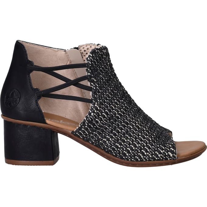 Rieker Sandalen - Dames - Zwart - Maat:37