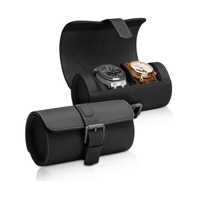 Modalo - 340211 - Uhrenrolle voor 2 Horloges - zwart - Genius