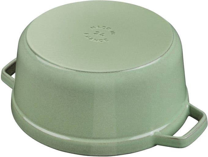 Staub La Cocotte gietijzeren pan 5.2L mintgroen