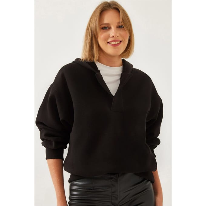 Ontspannen Pas Hooded Langdurige Hoodie