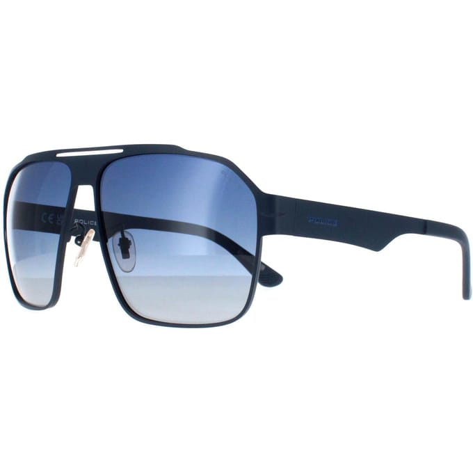 Police Aviator Heren Mat Blauw Kleurverloop SPLL08 Summit 1