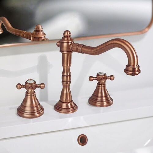 Kronenbach IOTA three-hole basin mixer without drain 54901RMKB