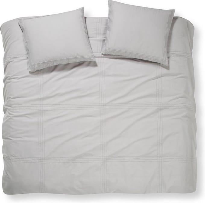 Cinderella Salle Dekbedovertrek - Katoen - Eenpersoons - 140x200/220 cm - Light Grey