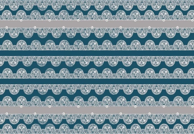 Fotobehang Vintage Pattern | DEUR - 211cm x 90cm | 130g/m2 Vlies