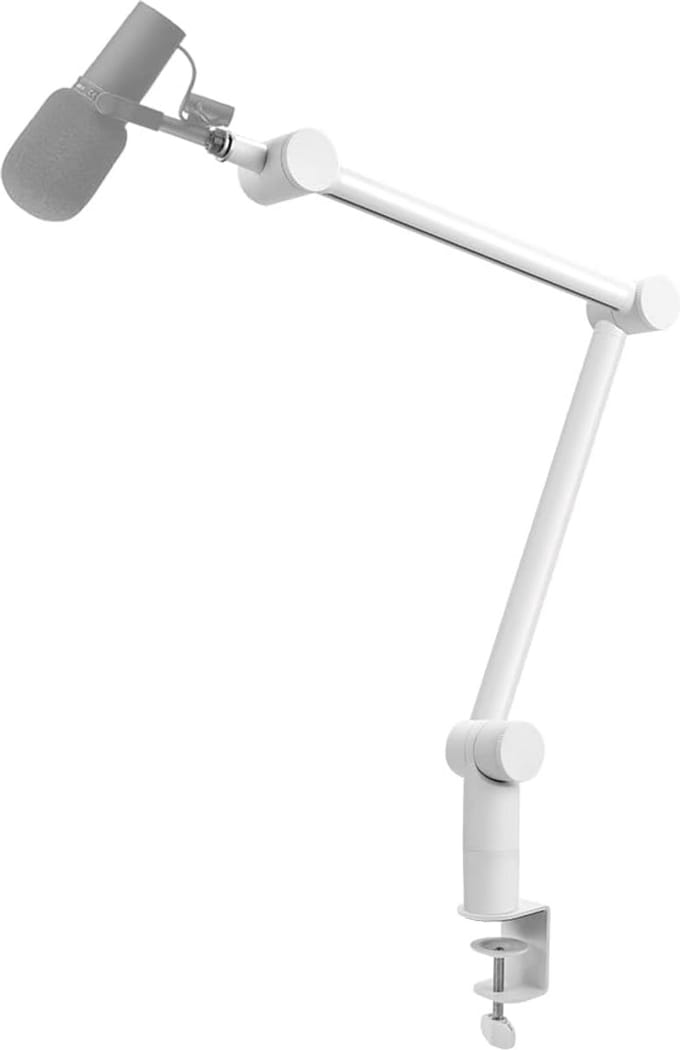 Verstelbare Boom Arm Microfoonstandaard voor Podcasting en Streaming - Heavy Duty Schaararm met Kabelbeheer