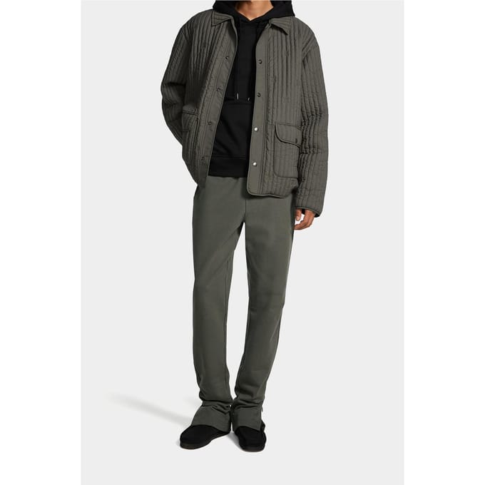 Daily Paper Zyer Quilted Relaxed Jacket Chimera Grey size L | Overshirts Outlet | Unisex | Gray