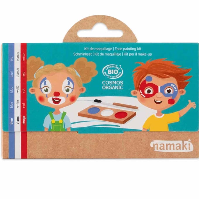 Namaki schminkset clown en harlekijn 3 kleuren 3 jr+