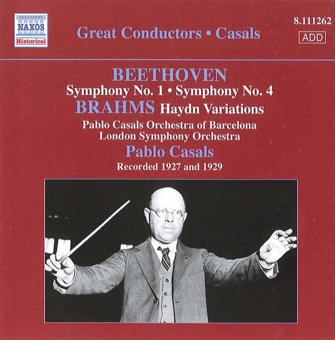 Pablo Casals - Symph. 1&4 | Haydn Variations (CD)