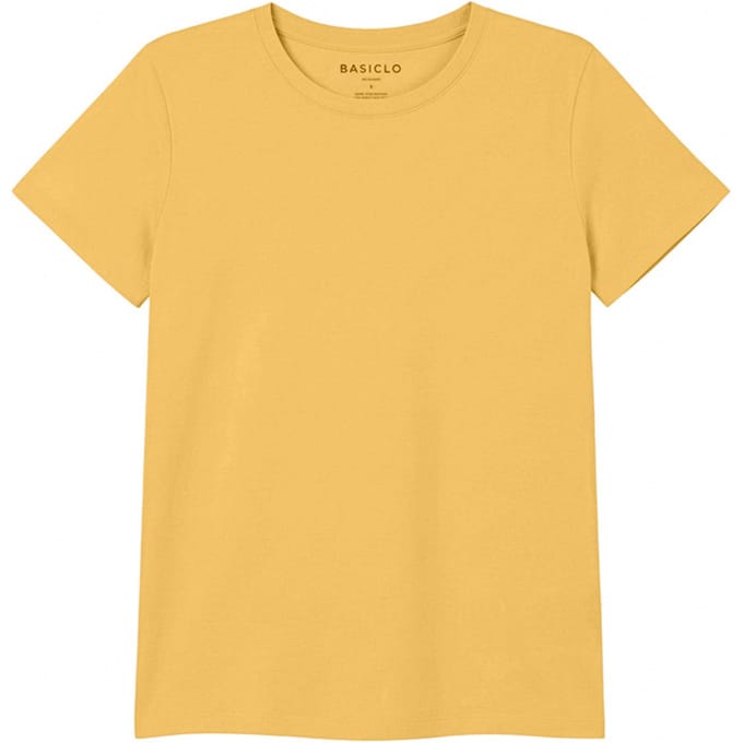 Crew-neck Premium T-shirt GEEL
