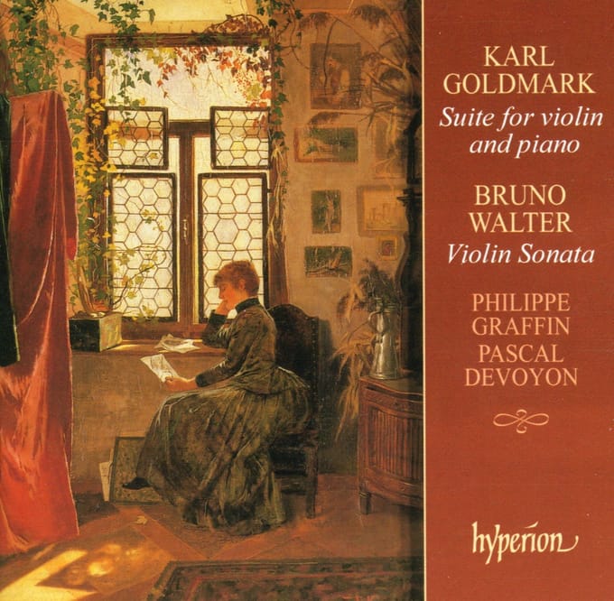 Goldmark: Suite for violin and piano; Walter: Sonata / Graffin, Devoyon