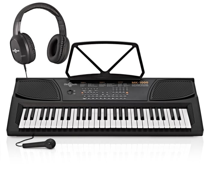 MK-1000 54-toets Draagbaar Keyboard, Hoofdtelefoonpakket