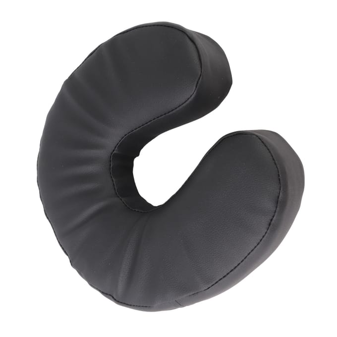 U-vormig gezichtskussen Massage gezichtswiegkussen Massagebedkussen voor Schoonheidssalon Zwart black