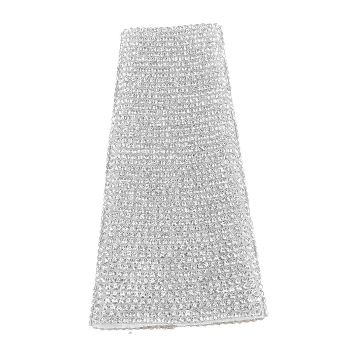 Microfoon Handvat Hoes Glas Glanzend Bling Strass Microfoon Decoratieve Sleeve Wrap voor SM58 rood