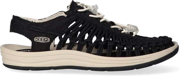 Keen - Uneek Canvas Dames Sandalen Black/Birch - Maat 35.5