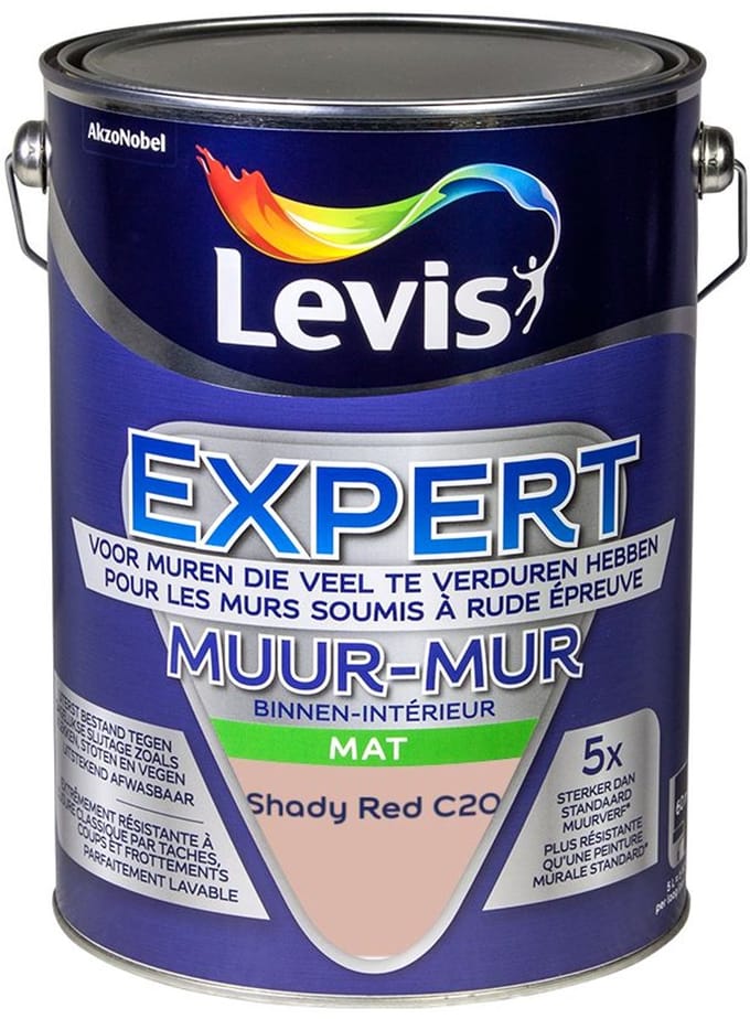Levis - Expert Muur Binnen Mix - Shady Red C20 - Mengverf - 5 L