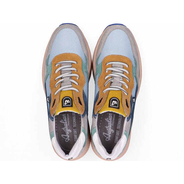 Heren Sneakers Australian Cadiz Blue Grey Green Blauw - Maat 46