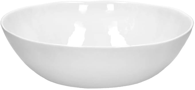 Pomax Porcelino White ovale slakom 36x34cm wit