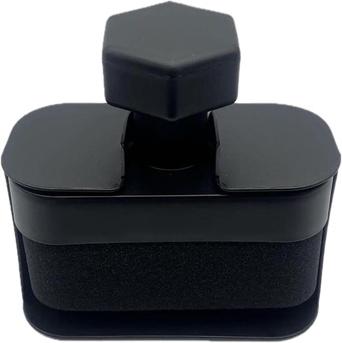 Banden Applicator - Velgen Spons - Auto Poetsen - Comfortabele Grip - 16x13x8cm - Zwart