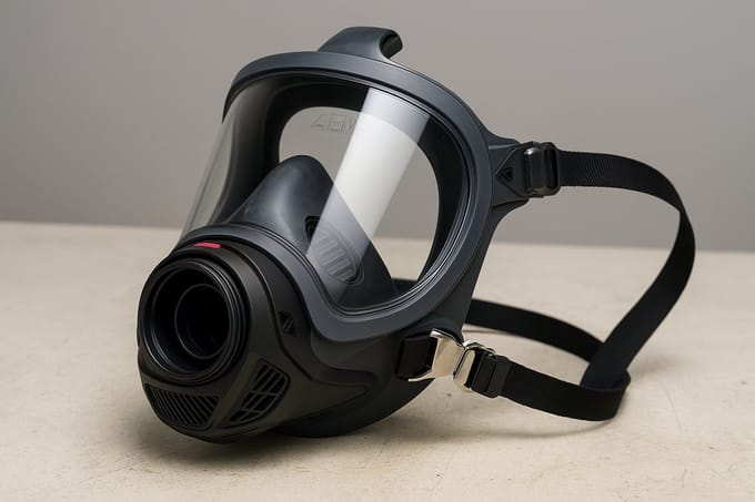 Volgelaatsmasker/ helmmasker G1-H Overdrukmasker-helm-combinatie