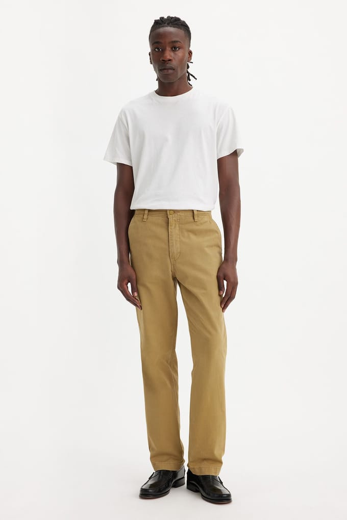 Levi's Xx Chino Authentic Rlx British Khaki Soft Größe: W28L30 | Chinos Outlet | Herren | Braun