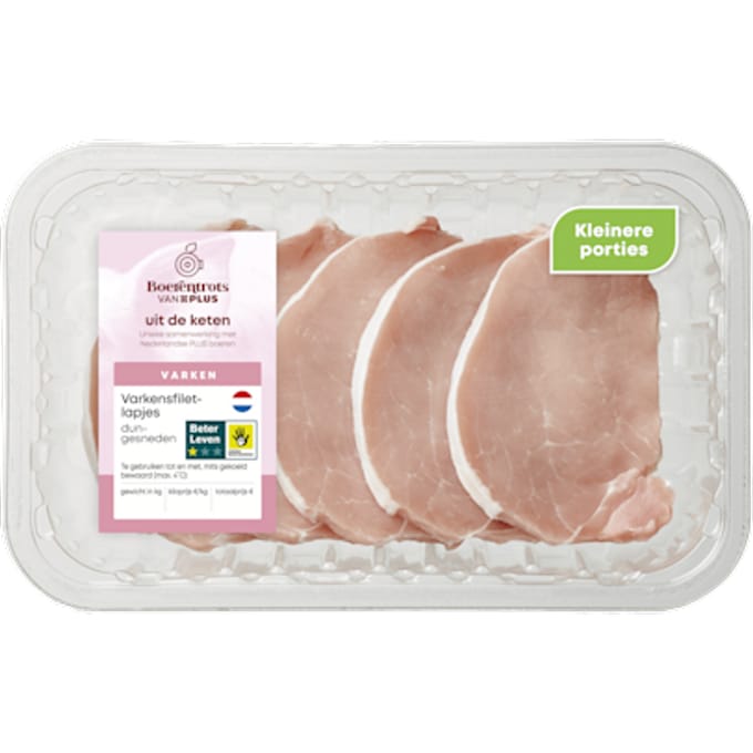 Varkensfiletlap a la minute