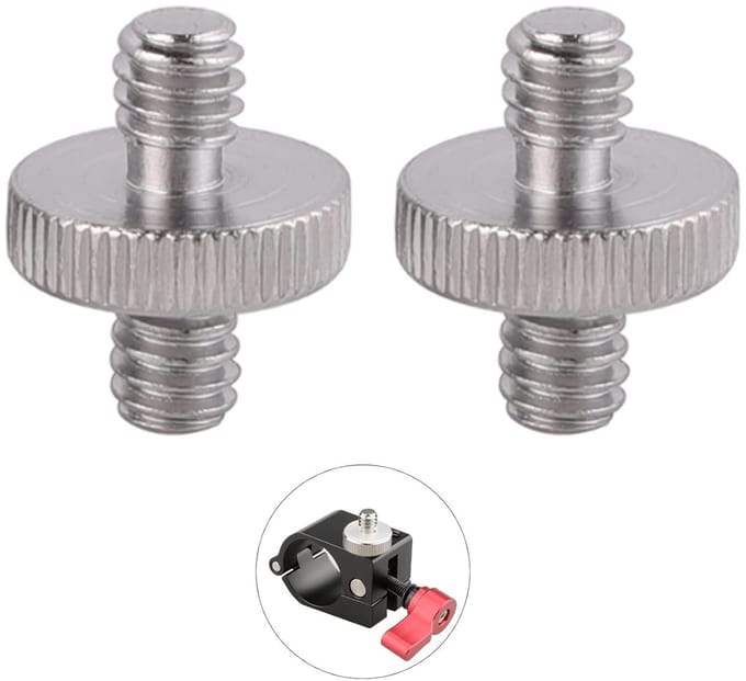Set van 2 stuks 1/4 inch camera tripod schroeven, snelkoppeling schroef voor camera, statief en balhoofd