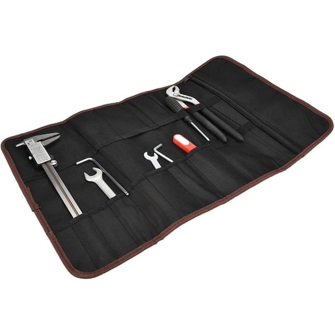 S8 Multifunctionele Pouch Houder Oprolbare Opbergtas voor Handgreep Reparatiegereedschap(zwart) black