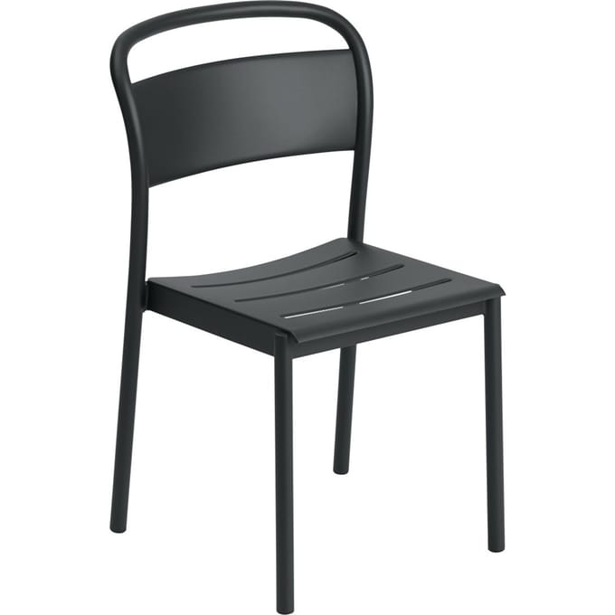 Muuto Linear Steel Stoel - zwart