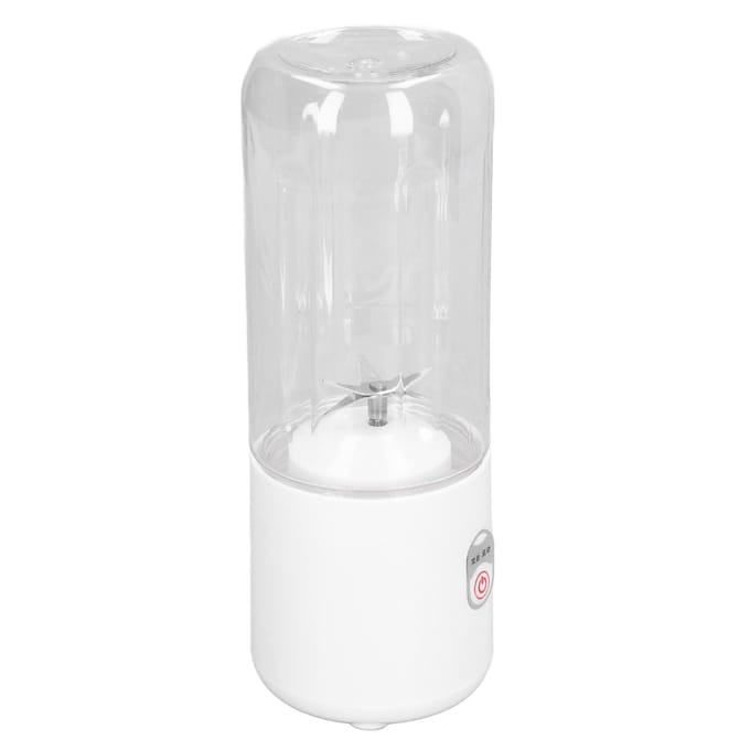 Draagbare Blender 6 Messen USB Oplaadbaar Multifunctioneel Mini Fruitmixer Juicer Beker voor Thuis L wit