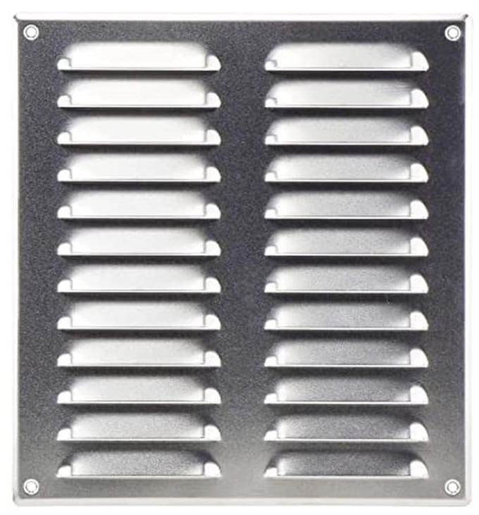 Aluminium Ventilatierooster met Knaagdierbescherming - 260 x 280 mm