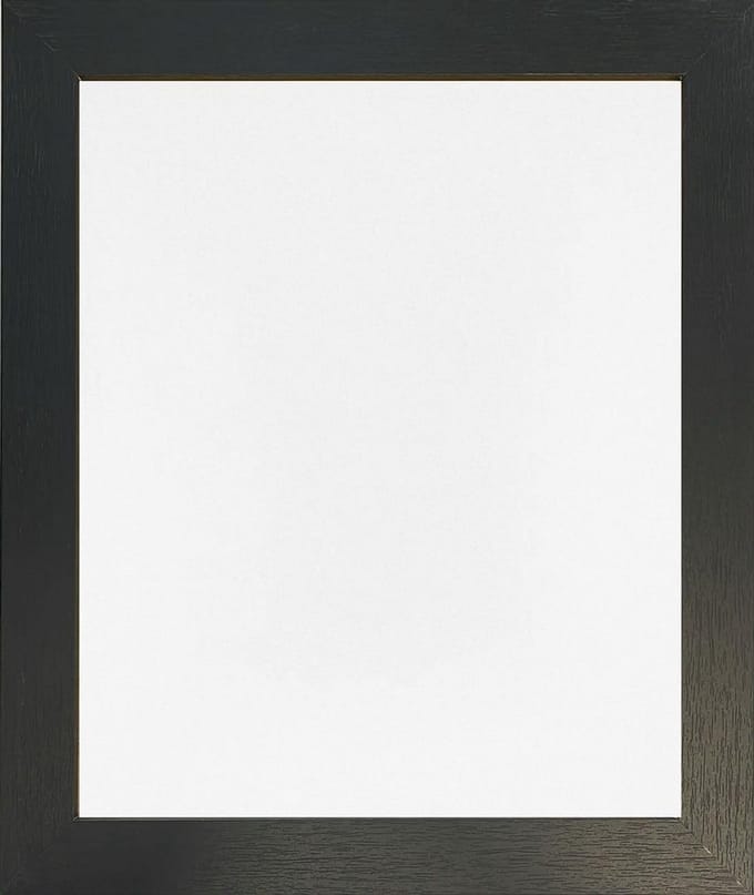 Zwarte Fotolijst 40x40cm met brede rand