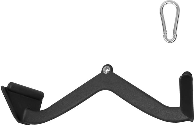 Lat-Pulldown-Opzetstuk, Roeiv-Stang voor Kabelmachines, Triceps-Pulldown-Stang, Krachttraining voor De Rug met Rubberen Handgreep, Biceps-Curl-Lat-Pulldown-Stang