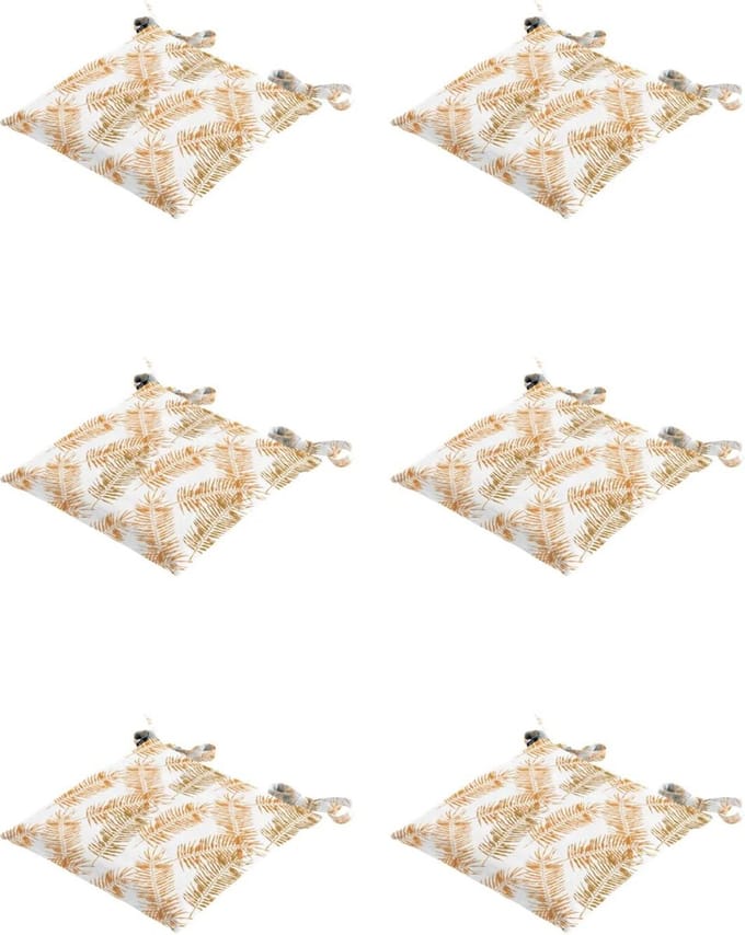 Madison - Zitkussen - Universeel - 6st - 46x46 - Outdoor Flora Yellow
