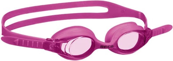 BECO Zwembril Colombo - Siliconen/polycarbonaat - Roze - One-size