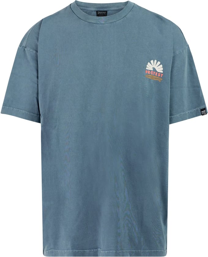 Protest PRTRam - T-shirt Heren - Loose fit - Blauw