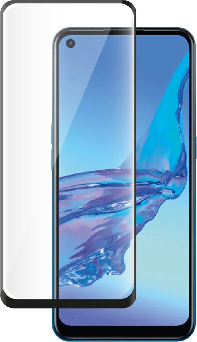 Bigben Connected, Screenprotector geschikt voor Oppo A53S - Tempered Glass 2.5D, Transparant