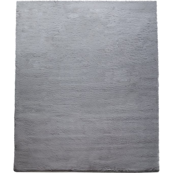 Vachtkleed Fluffy antraciet 200 cm vierkant