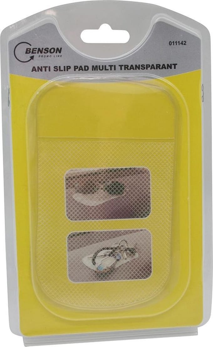 Bellson Anti Slip Pad Multifunctioneel, Siliconen Transparant, 14 x 8 cm